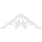 Ekena Millwork Pitch Riley Architectural Grade PVC Gable Pediment, 72"W x 27"H x 1"P (9/12) GPP072X027X100RIL - alternate 4
